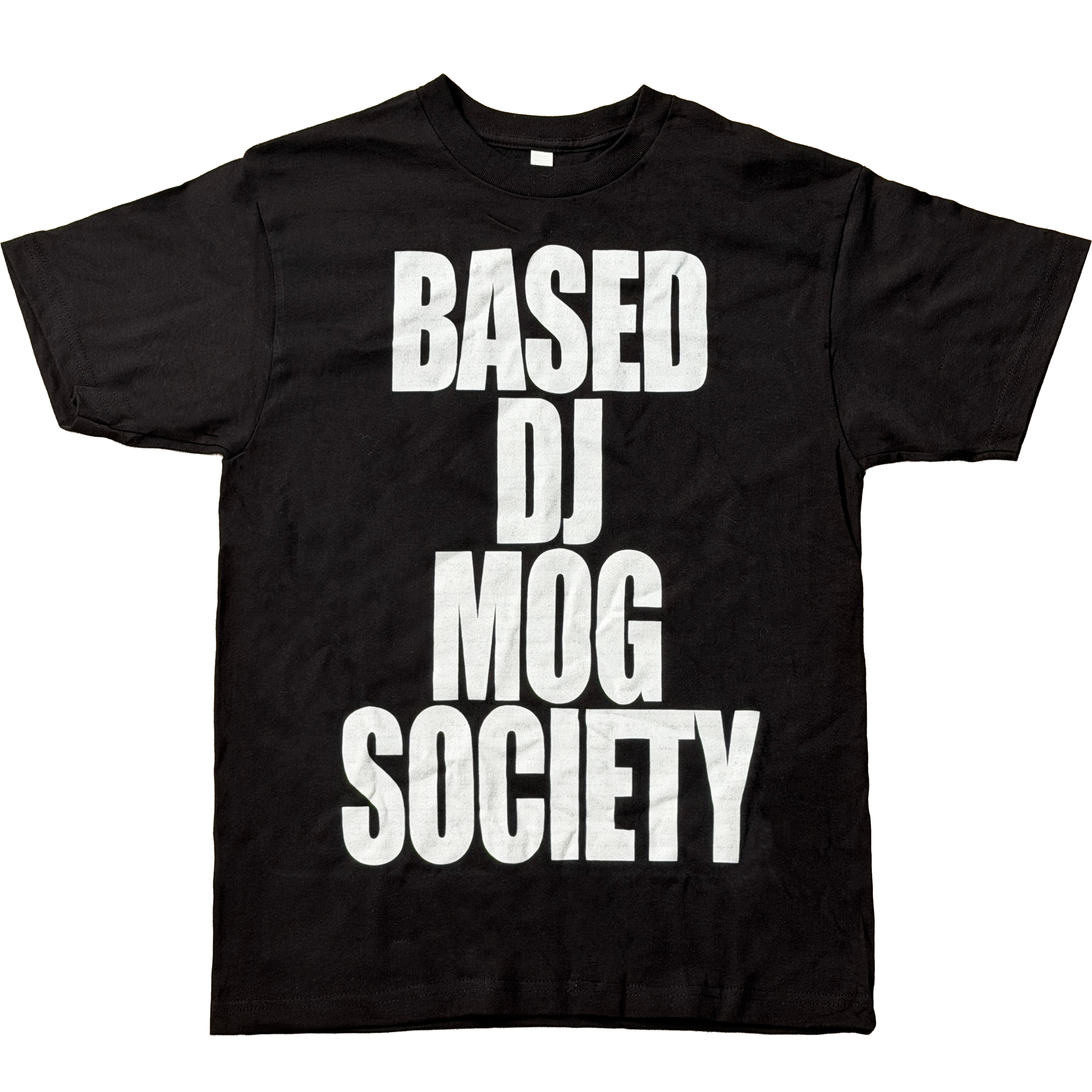 based dj mog society t-shirt - black