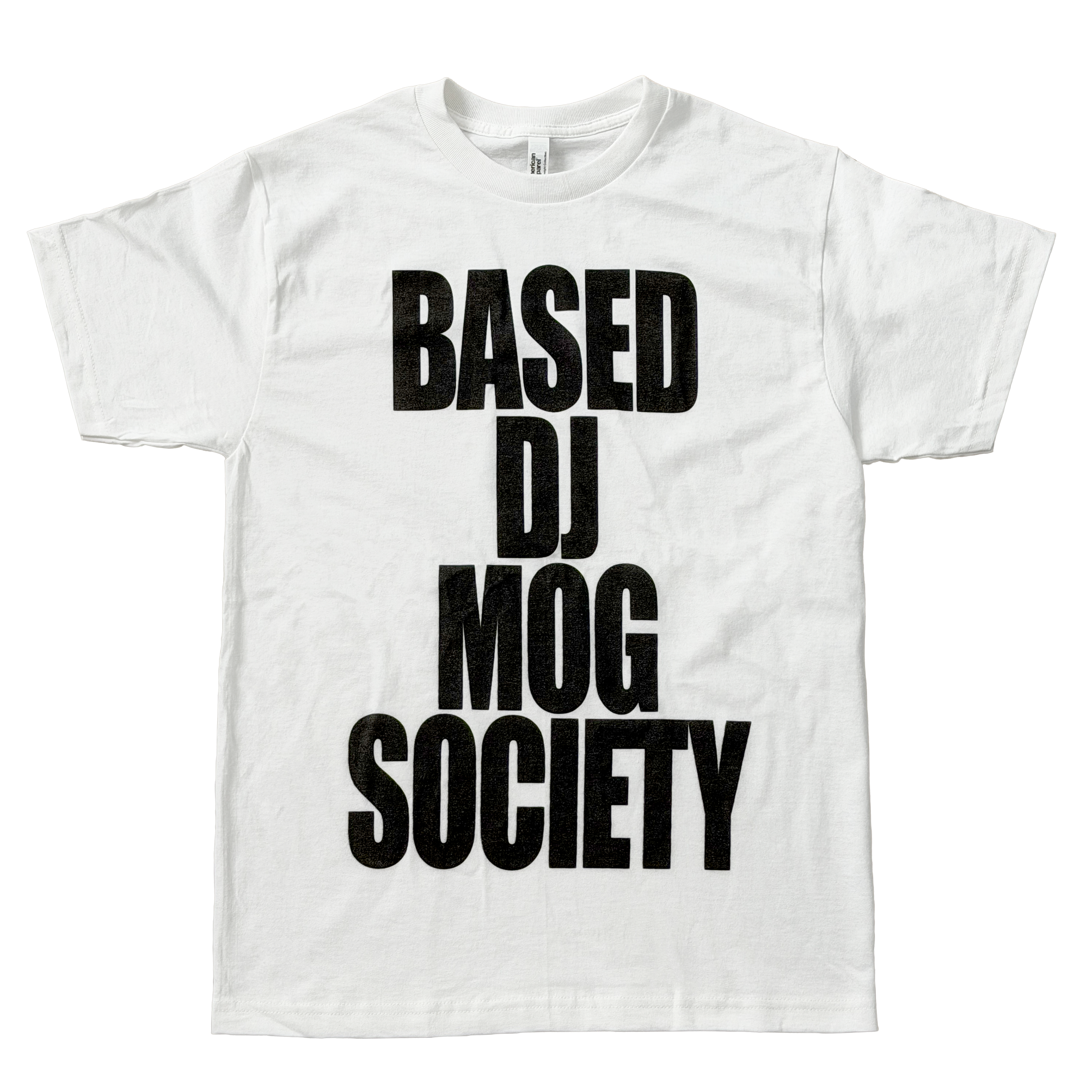 based dj mog society t-shirt - white